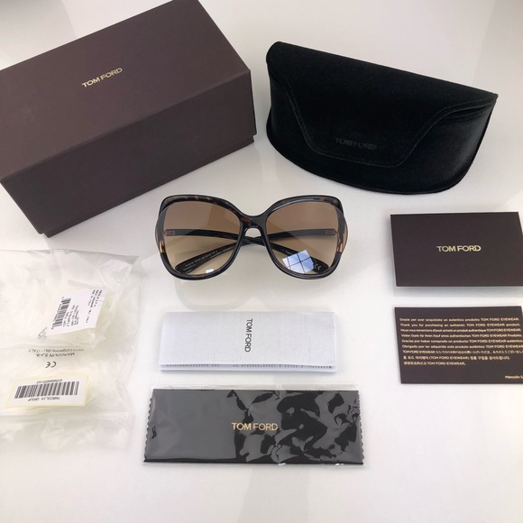 New TOM FORD Anouk Butterfly Havana Sunglasses - Picture 2 of 16